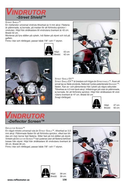 Klicka hÃ¤r fÃ¶r att ladda ner Harleykatalog 2008 (pdf ... - Roffes Motor