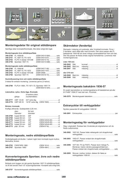 Klicka hÃ¤r fÃ¶r att ladda ner Harleykatalog 2008 (pdf ... - Roffes Motor