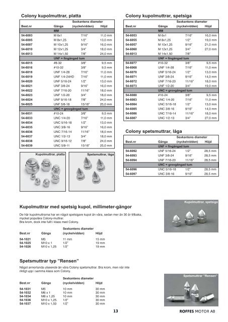 Klicka hÃ¤r fÃ¶r att ladda ner Harleykatalog 2008 (pdf ... - Roffes Motor