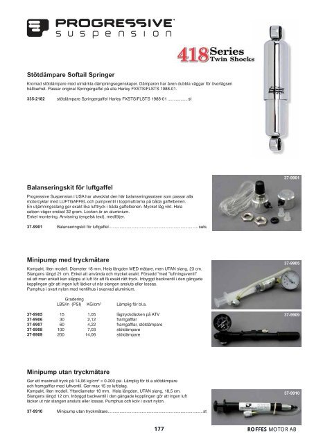 Klicka hÃ¤r fÃ¶r att ladda ner Harleykatalog 2008 (pdf ... - Roffes Motor