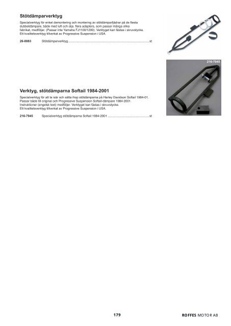 Klicka hÃ¤r fÃ¶r att ladda ner Harleykatalog 2008 (pdf ... - Roffes Motor