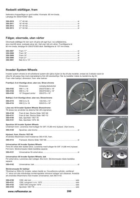 Klicka hÃ¤r fÃ¶r att ladda ner Harleykatalog 2008 (pdf ... - Roffes Motor