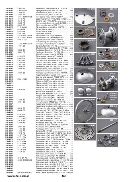 Klicka hÃ¤r fÃ¶r att ladda ner Harleykatalog 2008 (pdf ... - Roffes Motor