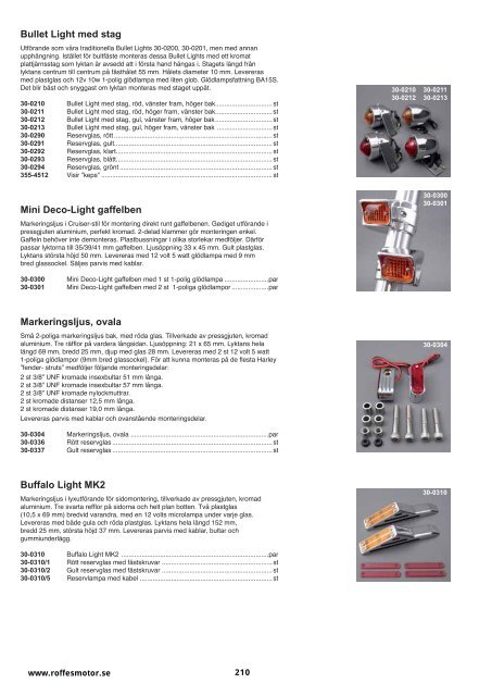 Klicka hÃ¤r fÃ¶r att ladda ner Harleykatalog 2008 (pdf ... - Roffes Motor