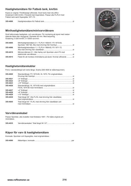 Klicka hÃ¤r fÃ¶r att ladda ner Harleykatalog 2008 (pdf ... - Roffes Motor