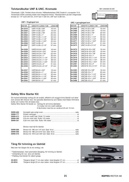 Klicka hÃ¤r fÃ¶r att ladda ner Harleykatalog 2008 (pdf ... - Roffes Motor