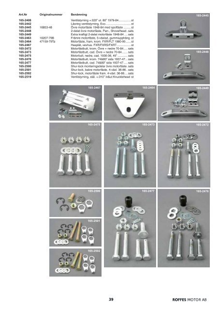 Klicka hÃ¤r fÃ¶r att ladda ner Harleykatalog 2008 (pdf ... - Roffes Motor