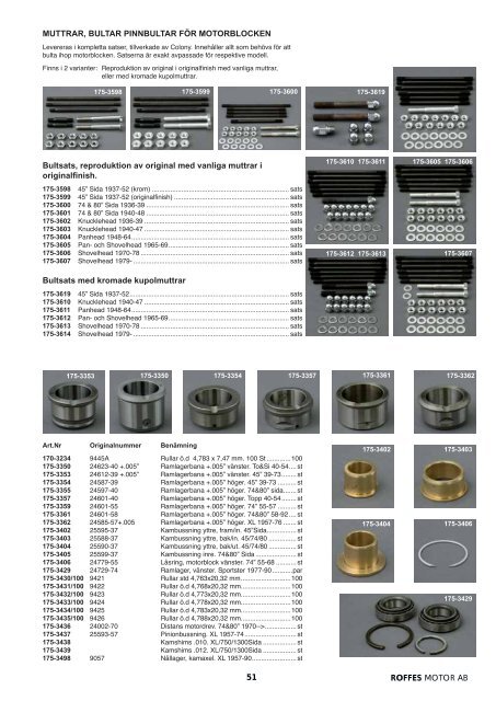 Klicka hÃ¤r fÃ¶r att ladda ner Harleykatalog 2008 (pdf ... - Roffes Motor