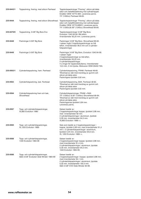 Klicka hÃ¤r fÃ¶r att ladda ner Harleykatalog 2008 (pdf ... - Roffes Motor