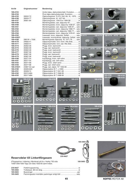 Klicka hÃ¤r fÃ¶r att ladda ner Harleykatalog 2008 (pdf ... - Roffes Motor