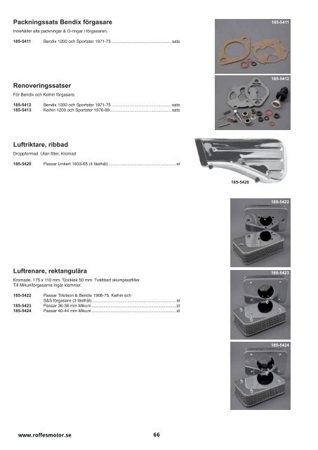 Klicka hÃ¤r fÃ¶r att ladda ner Harleykatalog 2008 (pdf ... - Roffes Motor