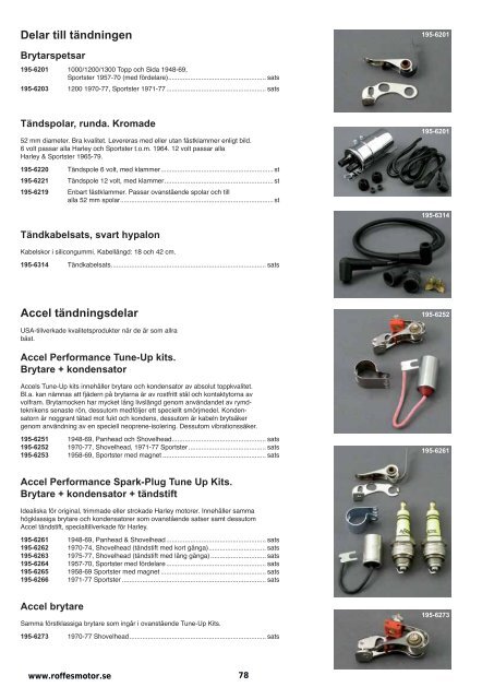 Klicka hÃ¤r fÃ¶r att ladda ner Harleykatalog 2008 (pdf ... - Roffes Motor