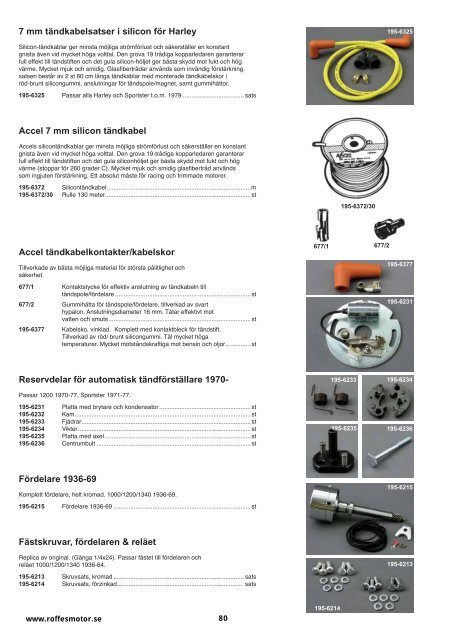 Klicka hÃ¤r fÃ¶r att ladda ner Harleykatalog 2008 (pdf ... - Roffes Motor