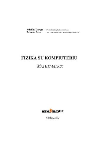 FIZIKA SU KOMPIUTERIU - MOKSLAS plius