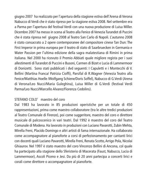 Traviata libretto:Traviata libretto 2008 - Comune di Rovigo