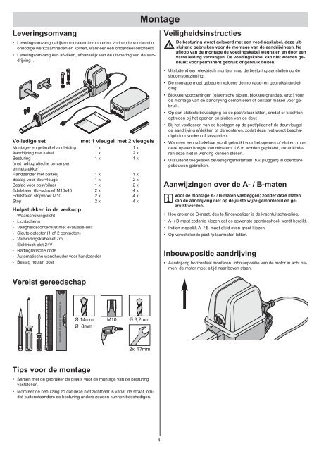 Hekopener Sommer Twist 200 868 mhz ... - Garagedoors.be