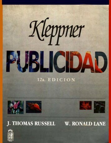 Russell, J. Thomas et al - Kleppner publicidad, 12a. edicion