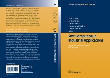 Soft Computing in Industrial Applications