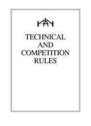 Technical and Competition Rules - International Weightlifting ...