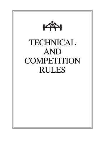 Technical and Competition Rules - International Weightlifting ...