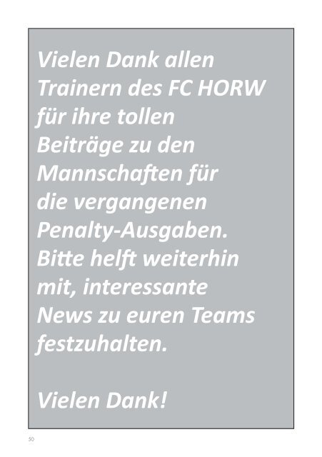 PENALTY - FC Horw