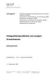 Integrationsprobleme von jungen Erwachsenen - SKOS