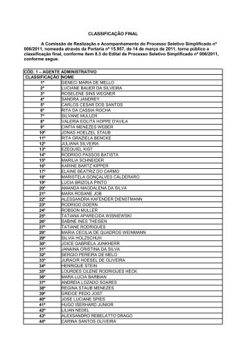 cÃ³d. 1 - Prefeitura de Santa Cruz do Sul