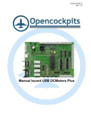 Manual Iocard USB DCMotors Plus - Opencockpits