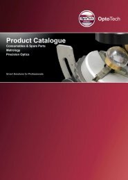 Download Catalogue Metrology Precision Optics - OptoTech