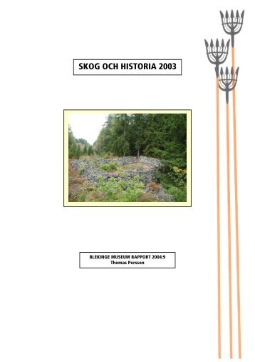 Skog och Historia 2003 - Blekinge museum