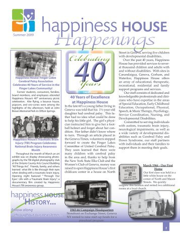 Spring 2009 - Happiness House