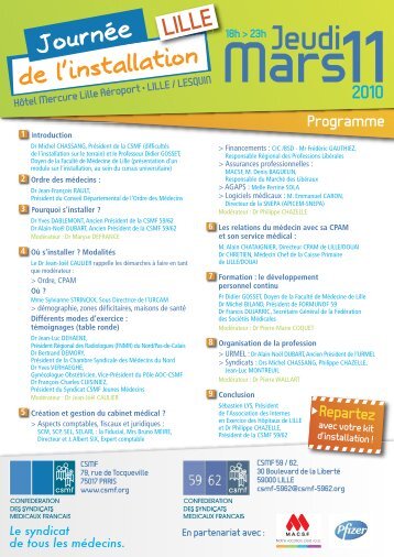 Programme - CSMF