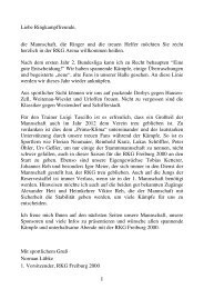 Unsere Deutschen Meister - RKG Freiburg 2000