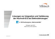 Lösungen zur Integration und Validierung der ... - MBtech Group