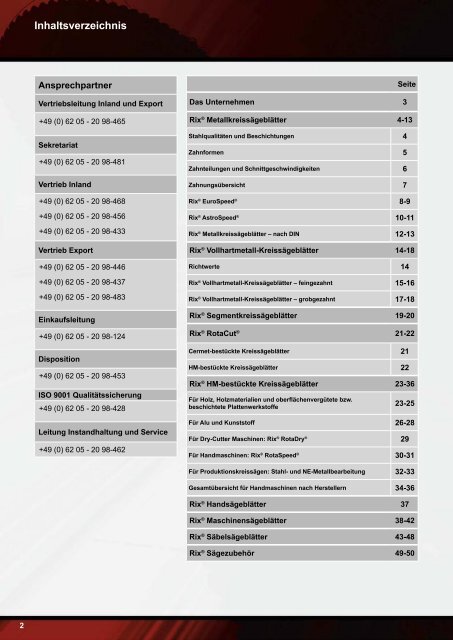 Rix® HM-Kreissägeblätter