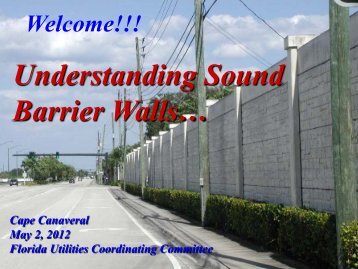 Understanding Sound Barrier Walls - 2012 - FUCC