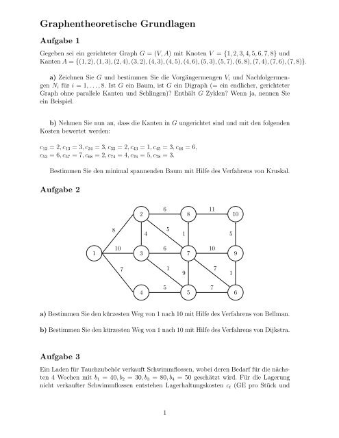 Grundlagen und Graphen