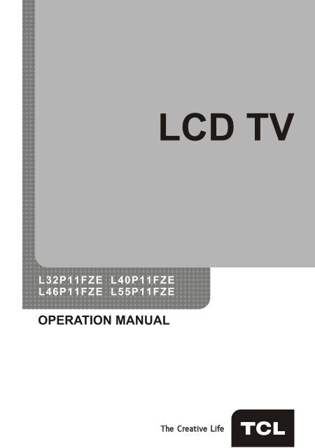 TCL L32P11FZE Product Manual - Comparison.com.au