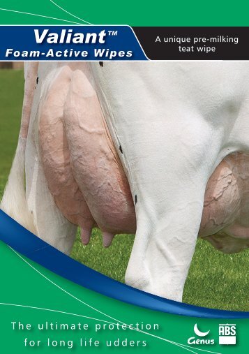 Valiant Foam-Active Wipes - Genus UK website