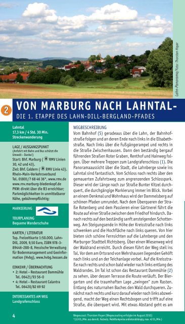 Wandertouren. - RMV Rhein-Main-Verkehrsverbund