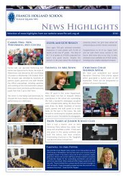 News Highlights 2010 - Francis Holland School