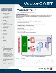 VectorCAST/C++â¢