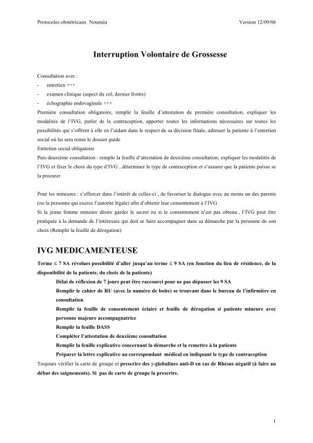 Interruption Volontaire De Grossesse Ivg Medicamenteuse