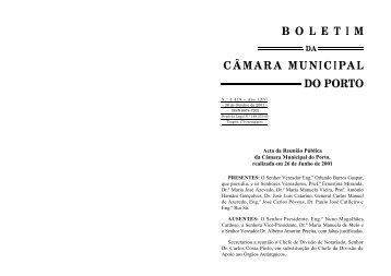 boletim 3419 - CÃ¢mara Municipal do Porto