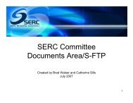 SERC Committee Documents Area S-FTP.pdf - SERC Home Page