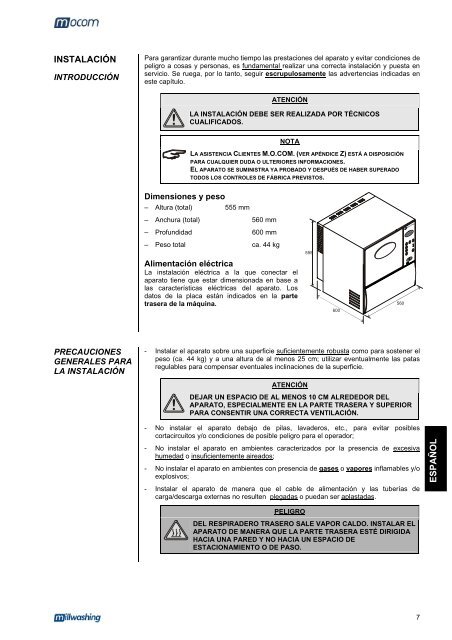 Manuale Operatore Operator's Manual Manuel d'utilisation ...