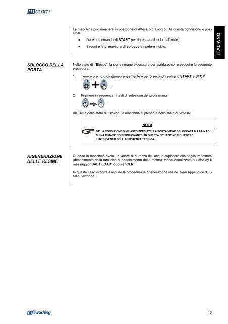 Manuale Operatore Operator's Manual Manuel d'utilisation ...