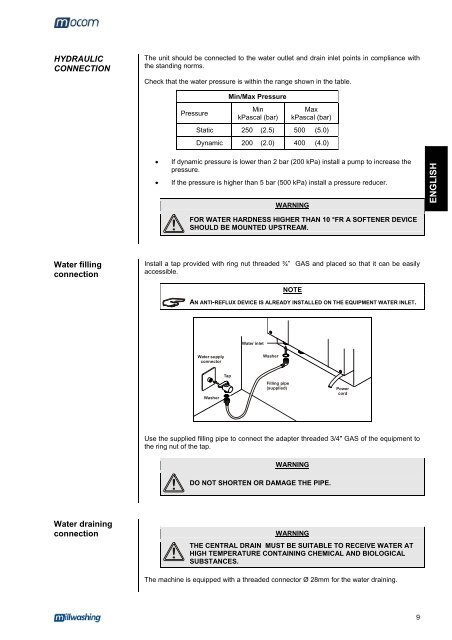 Manuale Operatore Operator's Manual Manuel d'utilisation ...