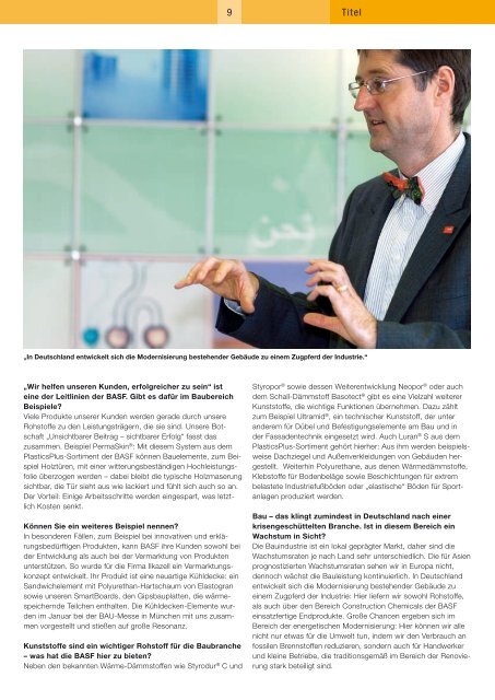 Die komplette Ausgabe des Plastics ... - BASF Plastics Portal