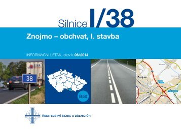 Silnice I/38 Znojmo - ÅeditelstvÃ­ silnic a dÃ¡lnic